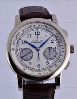   Sohne 1815 Chronograph Fly Back 18K WG 401.026 Manual Wind 2007  