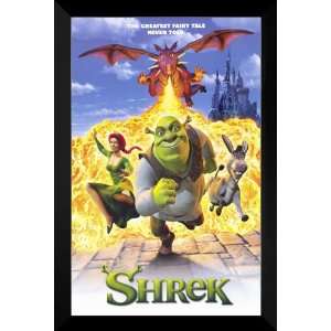    Shrek FRAMED 27x40 Movie Poster: Mike Myers: Home & Kitchen