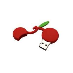  8GB Fruit Cartoon USB Flash Drive Red: Electronics
