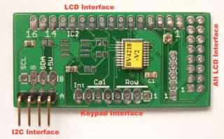 This I2C controller has a top mounting and a side mounting interface 