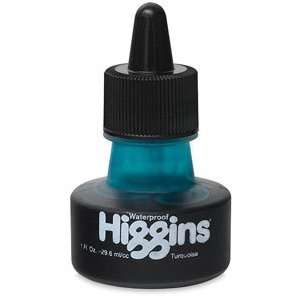 Higgins Dye Based Drawing Inks   White, 1 oz, Waterproof 