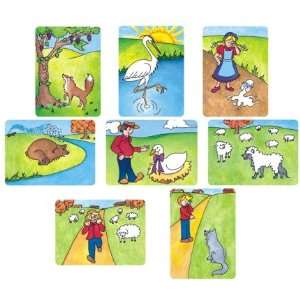  Aesops Fables #2 Felt Figures for Flannel Board  7 Stories 