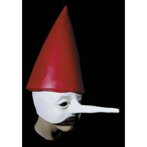  Morris Costumes Liar 3/4 Mask Is White W/ Eye Slits & Long 