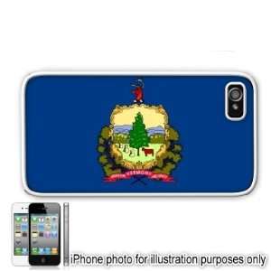   Vermont State Flag Apple Iphone 4 4s Case Cover White: Everything Else