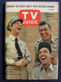 GUIDE ANDY GRIFFITH SHOW Mar 21 1964  