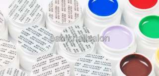   Couleur Nail Art Gel UV acrylique Builder Conseils Colle #474  