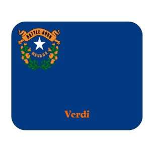    US State Flag   Verdi, Nevada (NV) Mouse Pad 