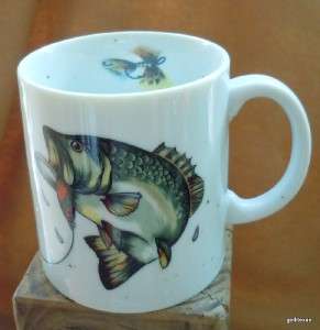 Vintage Department 56 Mug Fly Fishing Trout 3.75  