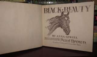 Sewell, Anna, Illust by Paul Brown BLACK BEAUTY 1st Edition First 