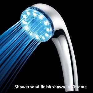  Memowell SH2015W Handheld Showerhead Blue Lighted White 