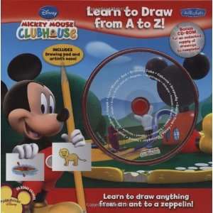 Mickey Mouse Clubhouse Learn to Draw from A to Z: Learn to draw 
