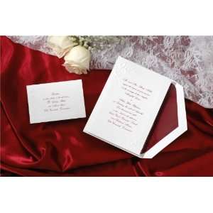  Elegant Embossed Calla Lilies Wedding Invitations Health 