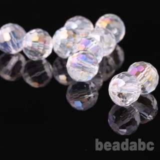 100pc 8mm Disco Ball 5003 Swarovski Crystal Beads AB Color Free 