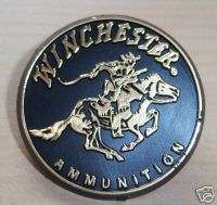 Winchester Ammunition Black/Gold Circle Hat Tac/Pin  