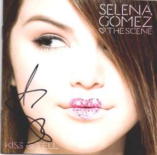 SELENA GOMEZ*SIGNED*CD*KISS & TELL*+BONUS DVD*PROOF  