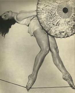 1936 William Mortensen Vintage Photogravure Print ROPE DANCER Tight 