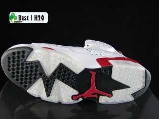 Nike Air Jordan 6 VI Retro White Varsity Red Black  
