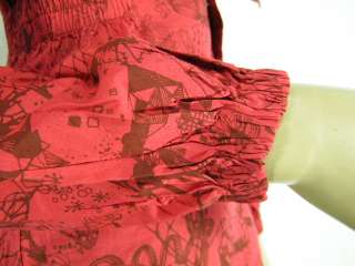 Damen Figurbetonte Bluse von 55DSL (DIESEL) model SHAKY ROT, Gr. xS 