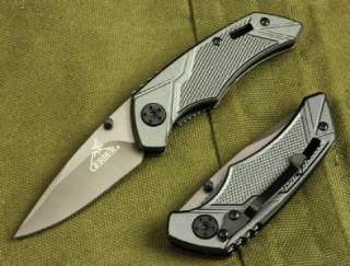   Tactical Small Folding Pocket Knife 55k Hunter Survival Rescue Gift