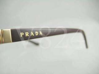 PRADA VPR 61L Eyeglass 61L Gold Brn VPR61L 5AK 1O1 52MM  