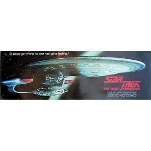   Genaration USS Enterprise 75 x 26 Poster NCC 1701 D Toys & Games