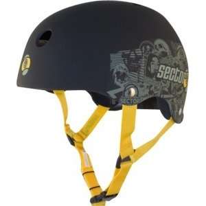  Sector 9 Mosh Pit Matte Black Small Skateboard Helmet 
