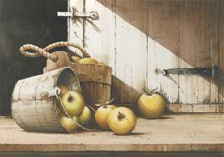Orchard Fresh Fruit John Rossini 14x20 Inch Framed or Unframed 