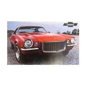  1971 CHEVROLET CAMARO Poster Sales Piece: Automotive
