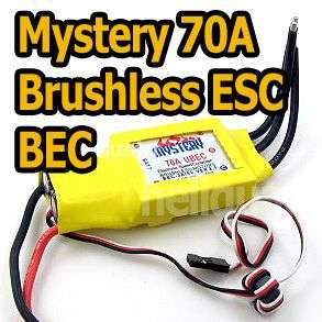 Mystery 70A brushless ESC UBEC/BEC RC Speed Controller  