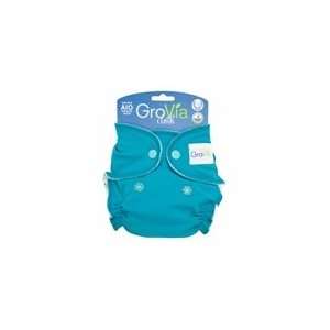    GroVia Organic Cotton Newborn All In One (AIO) Diaper   Surf Baby