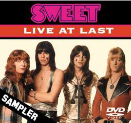 THE SWEET LIVE AT LAST Floral Hall Southport 1973 DVD  