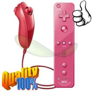 Official Nintendo Wii Remote Controller Plus + Wii Nunchuk Controller 