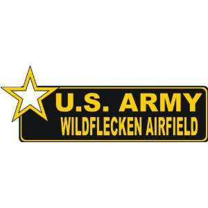   Army Wildflecken Airfield Bumper Sticker Decal 9 Everything Else