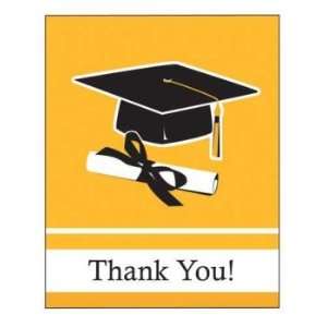   Congrats Grad School Bus Yellow Thank You Cards 25 Pack Toys & Games
