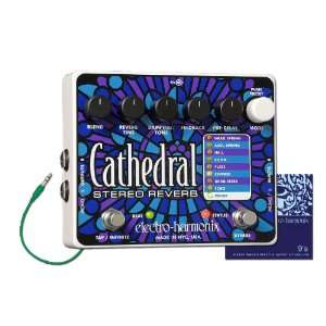  Electro Harmonix Cathedral Stereo Reverb Effects Pedal w 