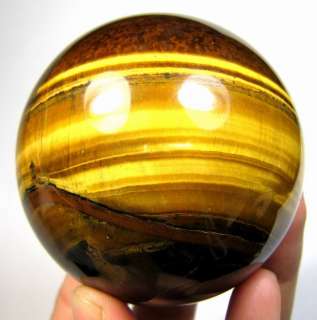 Golden Tiger Eye Crystal Sphere/Ball Carving tes55ie698  