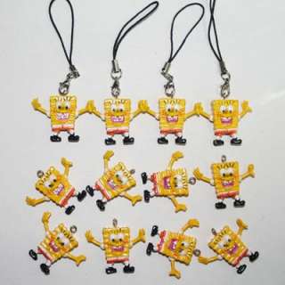   Spongebob Squarepants Charms for MP3 Phone Straps Birthday Party Gifts
