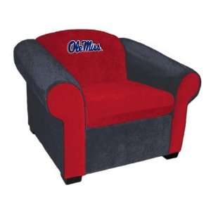  Mississippi Ole Miss Rebels Microsuede Club Chair: Sports 