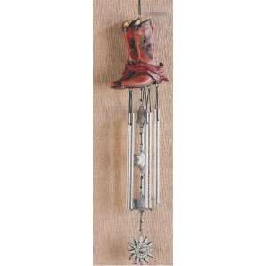  Western COWBOY BOOTS Windchimes wind Chimes home decor 