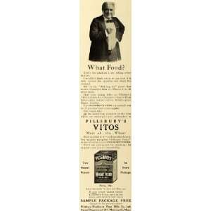  1905 Ad Pillsbury Washburn Flour Mills Vitos Wheat Food 