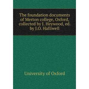  The foundation documents of Merton college, Oxford 