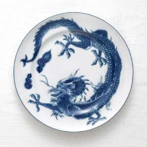    Mottahedeh Blue Dragon Dessert Plate (Dragon): Kitchen & Dining