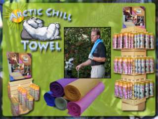 Wholesale Lot 72 pc Arctic Chill Cooling Sport Towel Counter Top 