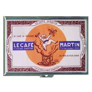 Cappiello Cafe Martin Coffee ID Holder, Cigarette Case or Wallet: MADE 