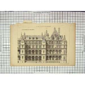  Architecture 1873 Chateau Boulogne France Akerman