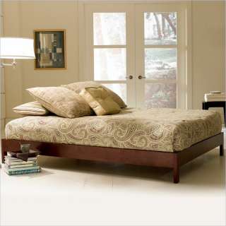 Fashion Bed Group Murray Wood Platform Bed Mahogany 3 PC Bedroom Set 