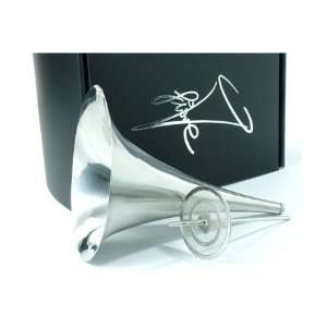    Vino Stainless Steel Wine Funnel With Filter: Kitchen & Dining
