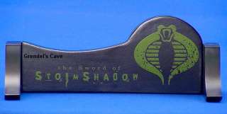 SWORD OF STORM SHADOW GI Joe Samurai Katana Steel Blade  