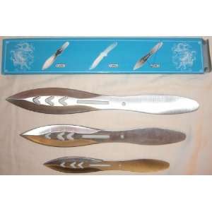  3pc 10 8.5 6.5 Throwing Knife SET Thrower Knives 