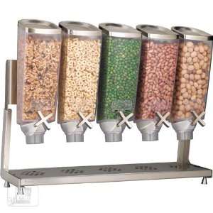   EZP2883 5 Gallon Quintuple Dry Food Dispenser